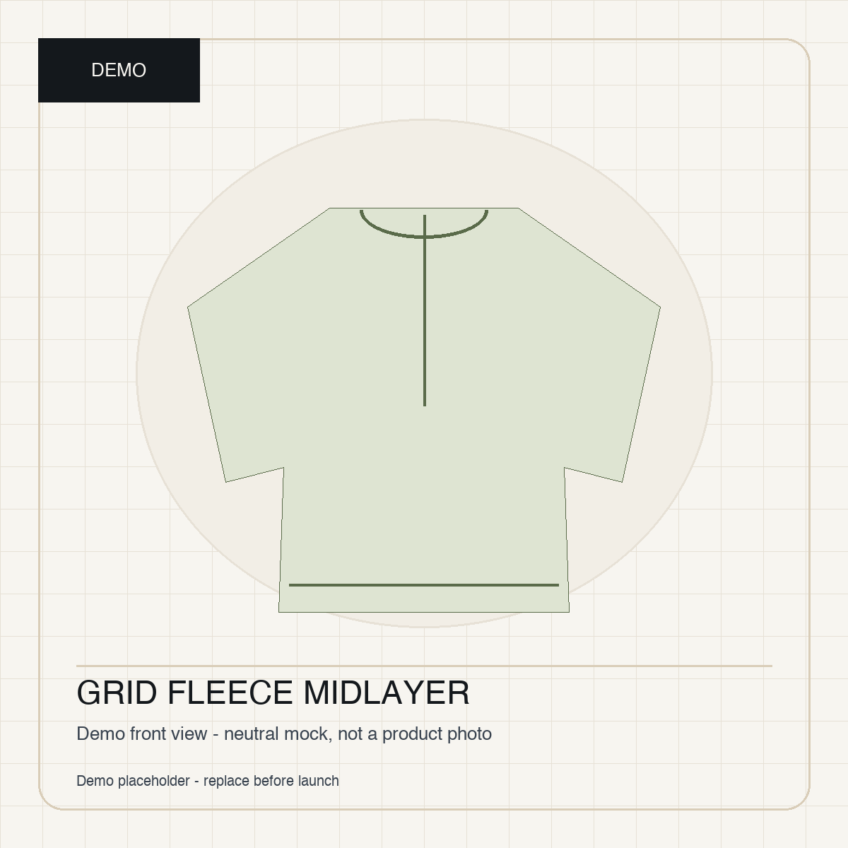 Grid Fleece Midlayer